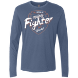 T-Shirts Indigo / S Fighter Men's Premium Long Sleeve
