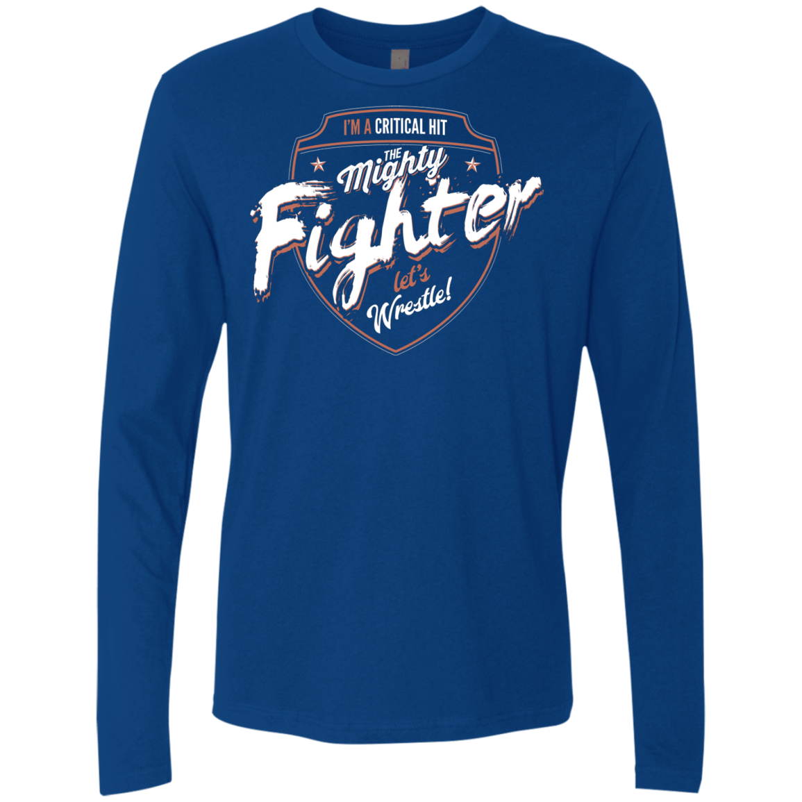 T-Shirts Royal / S Fighter Men's Premium Long Sleeve