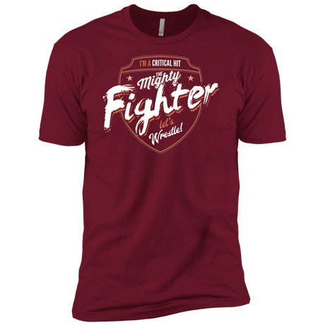 T-Shirts Cardinal / X-Small Fighter Men's Premium T-Shirt