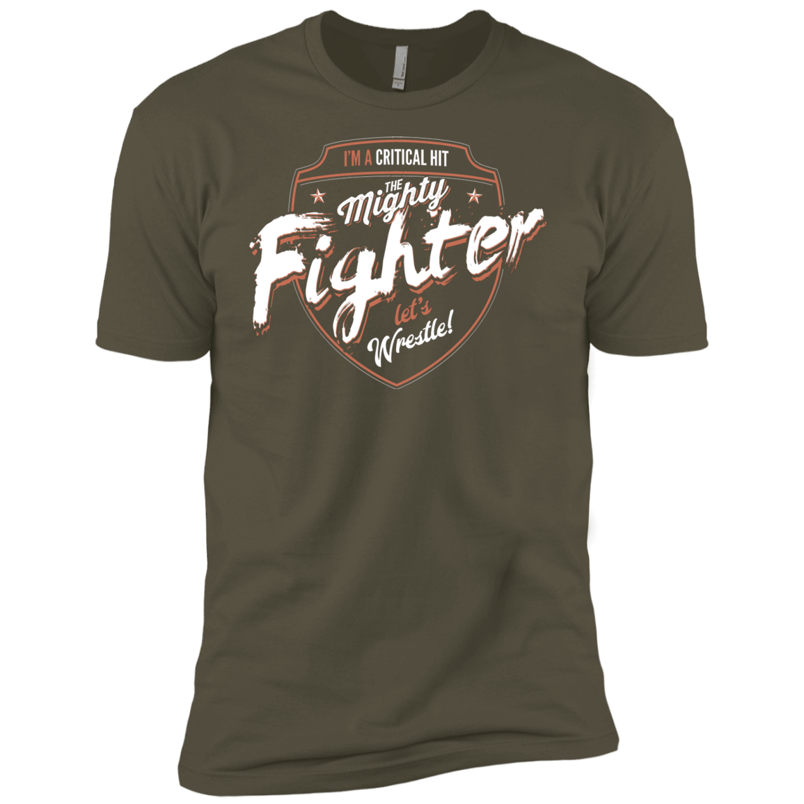 T-Shirts Military Green / X-Small Fighter Men's Premium T-Shirt