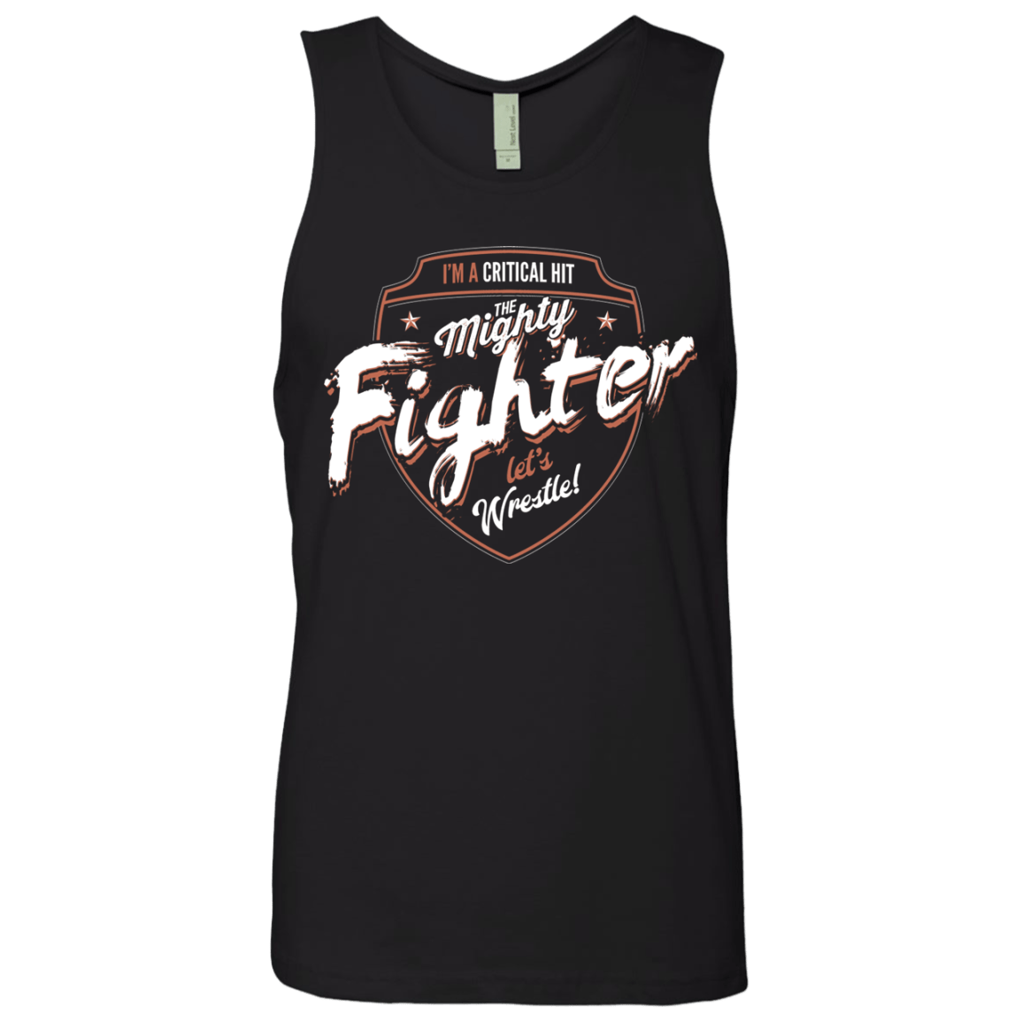 T-Shirts Black / S Fighter Men's Premium Tank Top