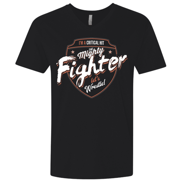 T-Shirts Black / X-Small Fighter Men's Premium V-Neck