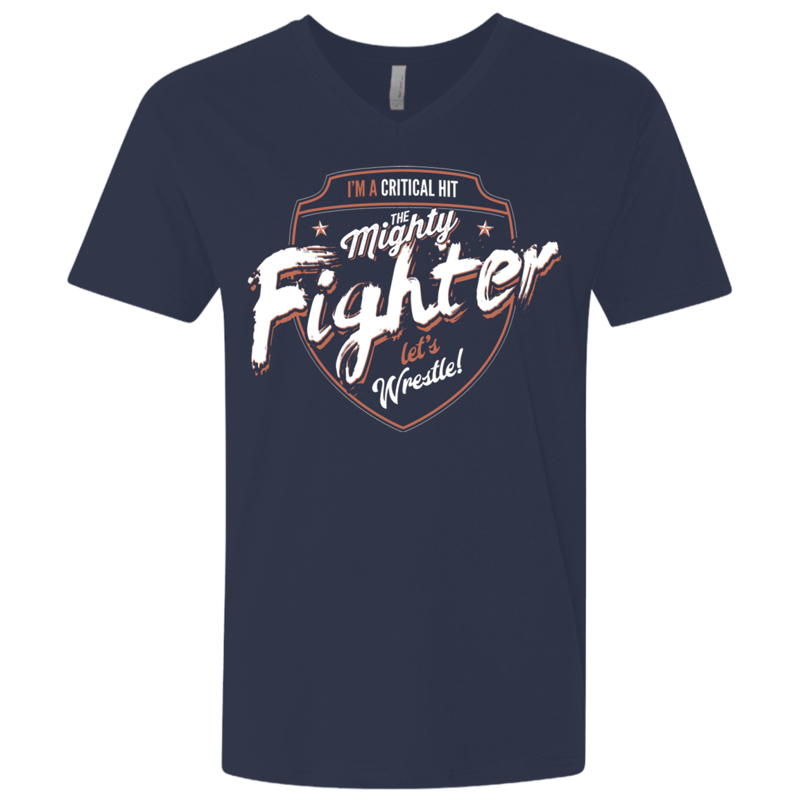 T-Shirts Midnight Navy / X-Small Fighter Men's Premium V-Neck