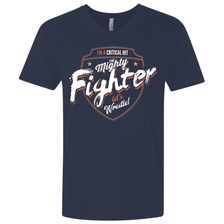 T-Shirts Midnight Navy / X-Small Fighter Men's Premium V-Neck