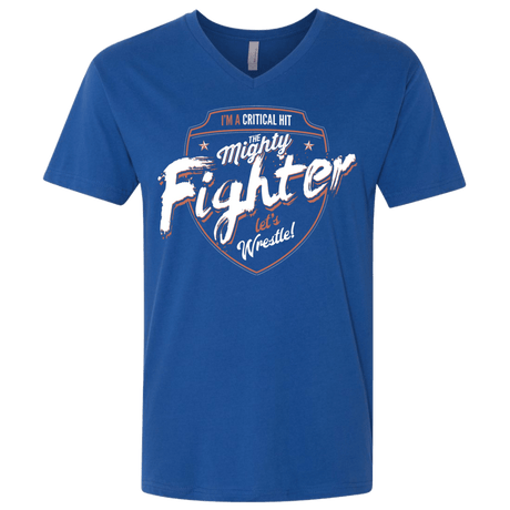T-Shirts Royal / X-Small Fighter Men's Premium V-Neck