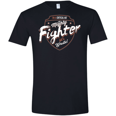 T-Shirts Black / X-Small Fighter Men's Semi-Fitted Softstyle