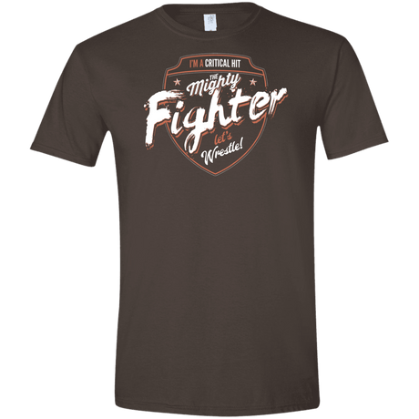 T-Shirts Dark Chocolate / S Fighter Men's Semi-Fitted Softstyle