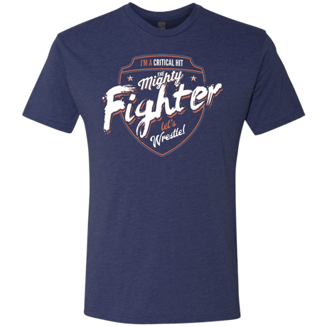 T-Shirts Vintage Navy / S Fighter Men's Triblend T-Shirt