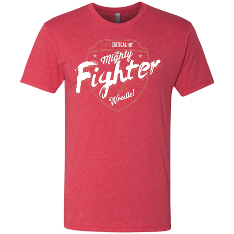 T-Shirts Vintage Red / S Fighter Men's Triblend T-Shirt
