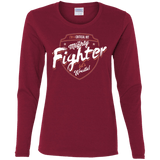 T-Shirts Cardinal / S Fighter Women's Long Sleeve T-Shirt