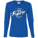 T-Shirts Royal / S Fighter Women's Long Sleeve T-Shirt