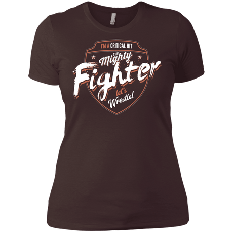 T-Shirts Dark Chocolate / X-Small Fighter Women's Premium T-Shirt