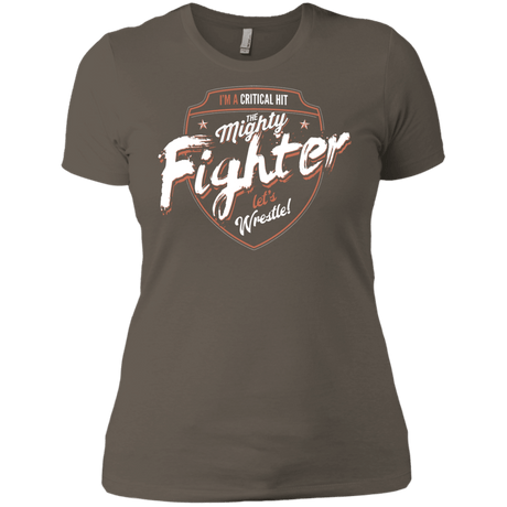 T-Shirts Warm Grey / X-Small Fighter Women's Premium T-Shirt