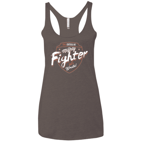 T-Shirts Macchiato / X-Small Fighter Women's Triblend Racerback Tank
