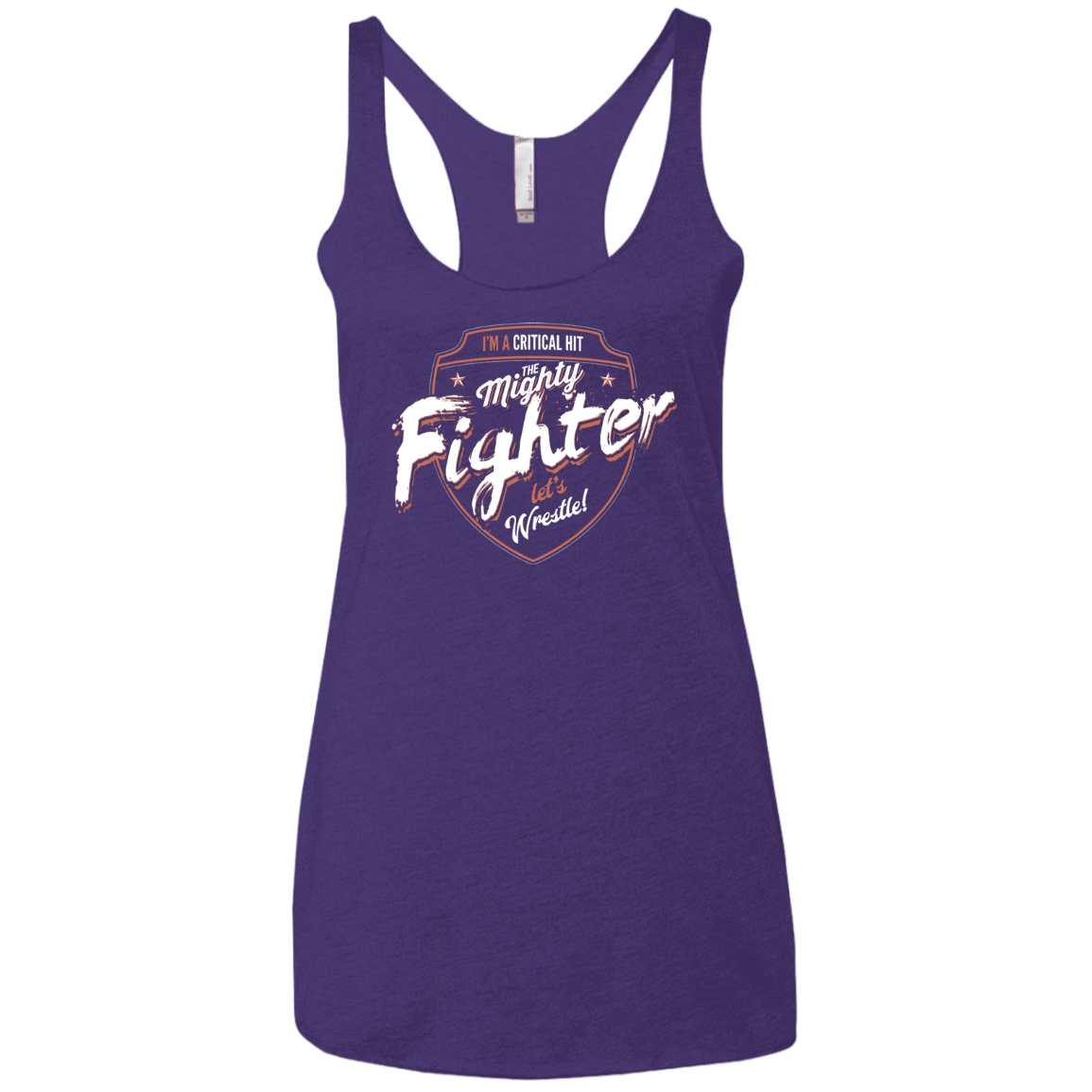 T-Shirts Purple Rush / X-Small Fighter Women's Triblend Racerback Tank
