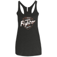 T-Shirts Vintage Black / X-Small Fighter Women's Triblend Racerback Tank