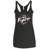 T-Shirts Vintage Black / X-Small Fighter Women's Triblend Racerback Tank