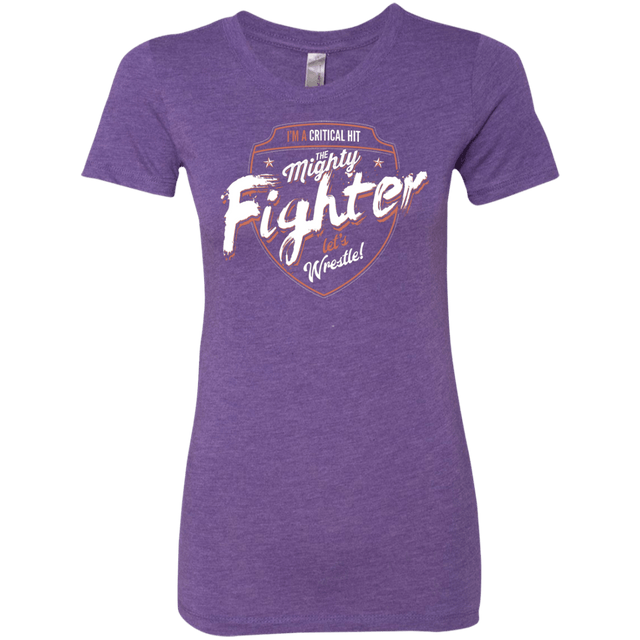 T-Shirts Purple Rush / S Fighter Women's Triblend T-Shirt