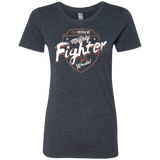 T-Shirts Vintage Navy / S Fighter Women's Triblend T-Shirt