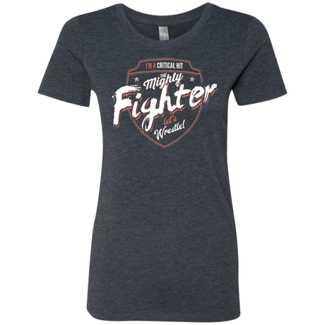 T-Shirts Vintage Navy / S Fighter Women's Triblend T-Shirt