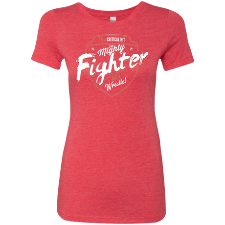 T-Shirts Vintage Red / S Fighter Women's Triblend T-Shirt