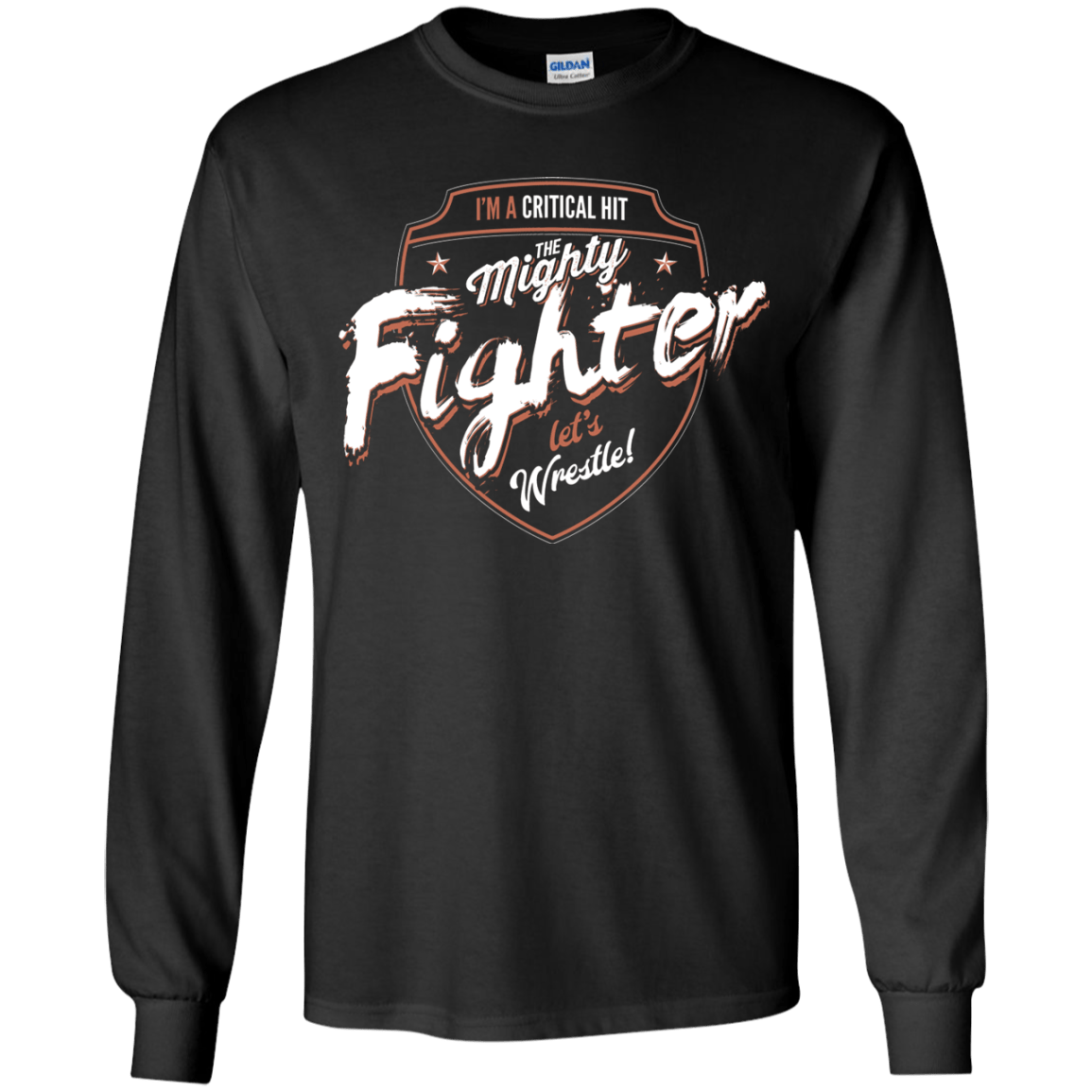 T-Shirts Black / YS Fighter Youth Long Sleeve T-Shirt