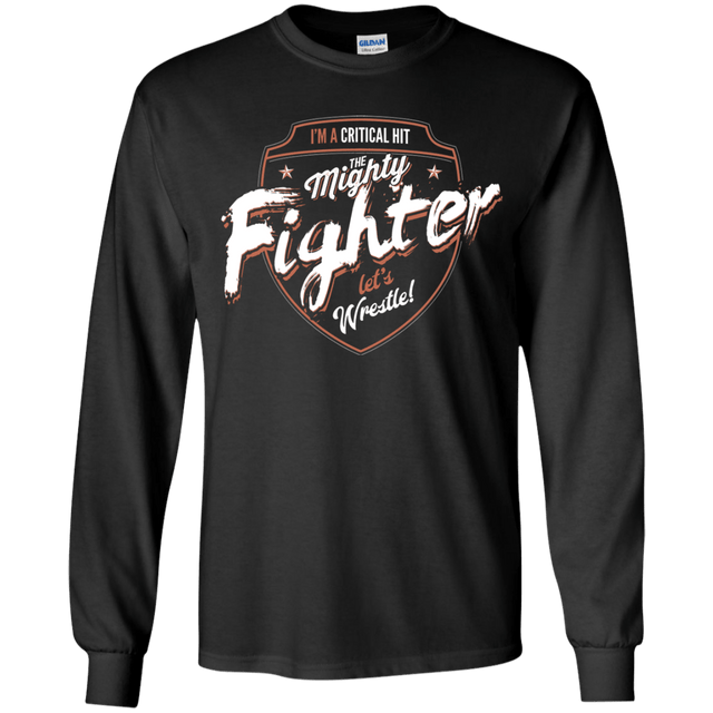 T-Shirts Black / YS Fighter Youth Long Sleeve T-Shirt