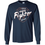 T-Shirts Navy / YS Fighter Youth Long Sleeve T-Shirt