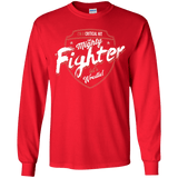 T-Shirts Red / YS Fighter Youth Long Sleeve T-Shirt