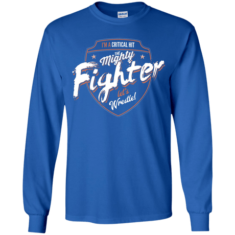 T-Shirts Royal / YS Fighter Youth Long Sleeve T-Shirt