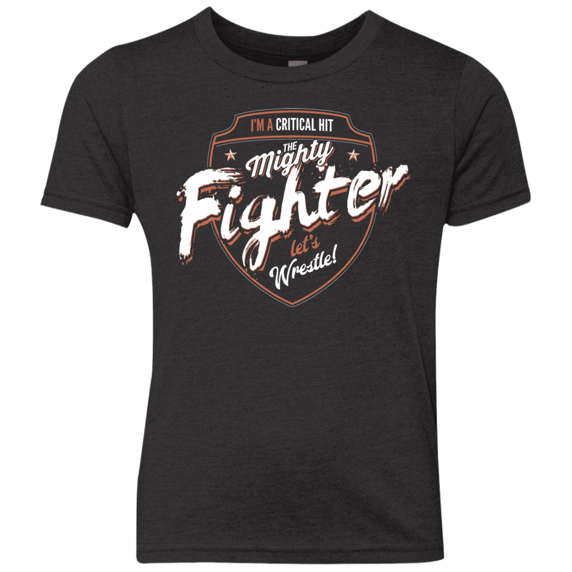 T-Shirts Vintage Black / YXS Fighter Youth Triblend T-Shirt