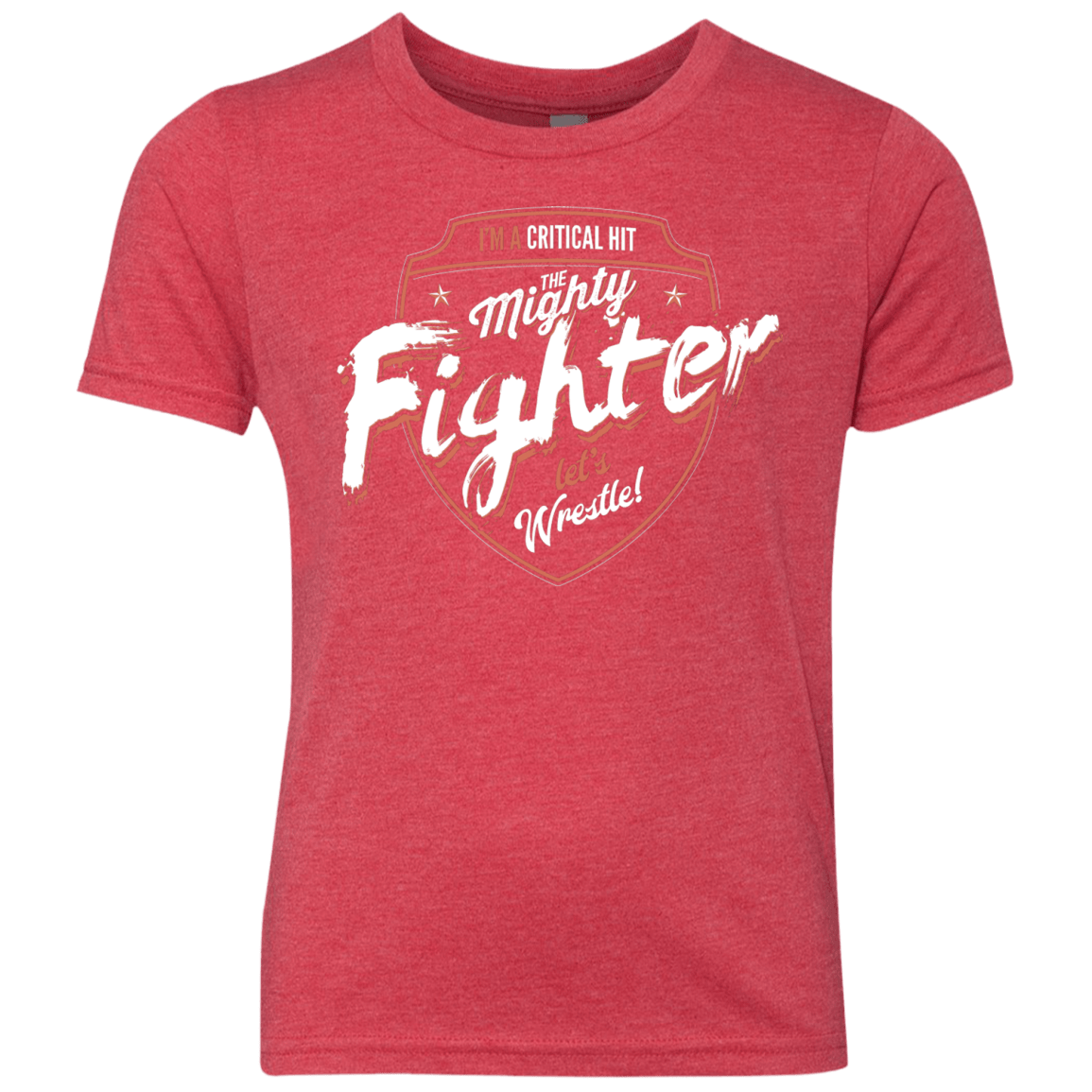 T-Shirts Vintage Red / YXS Fighter Youth Triblend T-Shirt