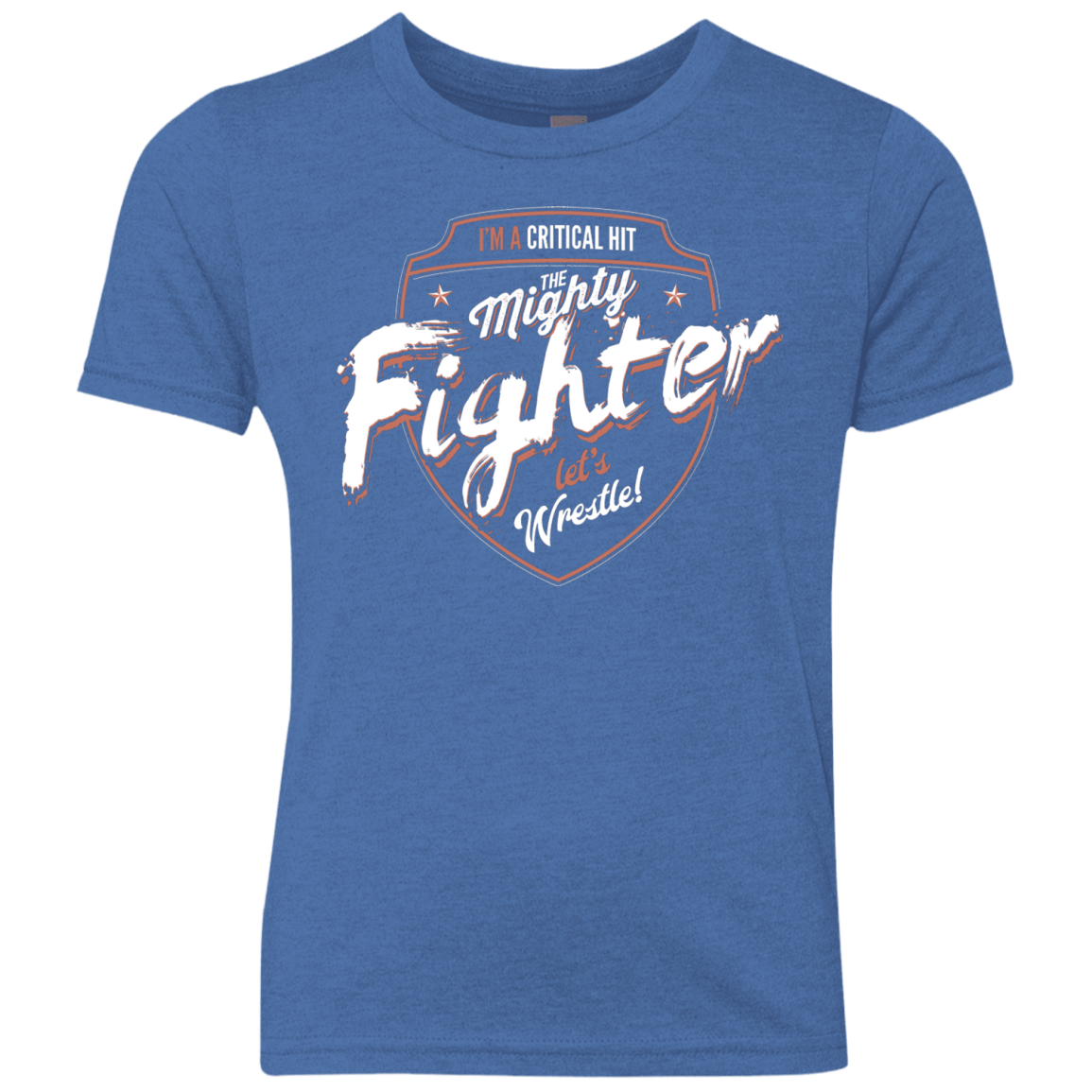 T-Shirts Vintage Royal / YXS Fighter Youth Triblend T-Shirt