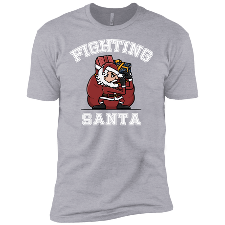 T-Shirts Heather Grey / YXS Fighting Santa Boys Premium T-Shirt