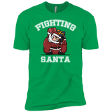 T-Shirts Kelly Green / YXS Fighting Santa Boys Premium T-Shirt