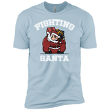 T-Shirts Light Blue / YXS Fighting Santa Boys Premium T-Shirt