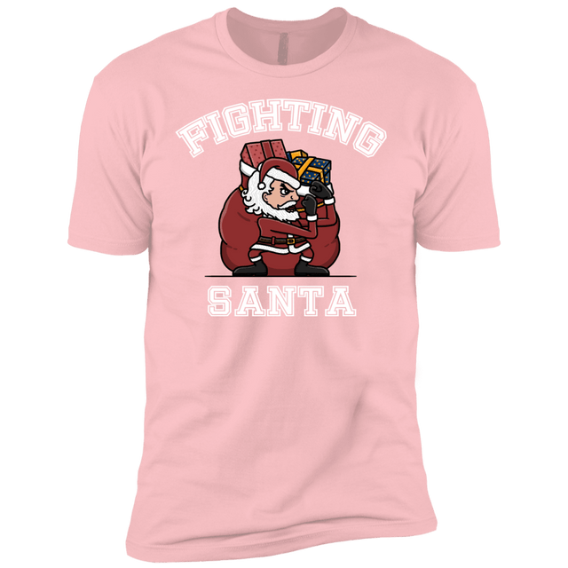 T-Shirts Light Pink / YXS Fighting Santa Boys Premium T-Shirt