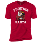 T-Shirts Red / YXS Fighting Santa Boys Premium T-Shirt
