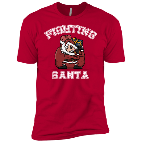T-Shirts Red / YXS Fighting Santa Boys Premium T-Shirt
