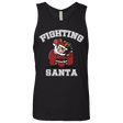 T-Shirts Black / S Fighting Santa Men's Premium Tank Top