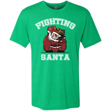 T-Shirts Envy / S Fighting Santa Men's Triblend T-Shirt