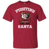 T-Shirts Cardinal / S Fighting Santa T-Shirt