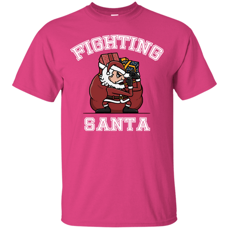 T-Shirts Heliconia / S Fighting Santa T-Shirt