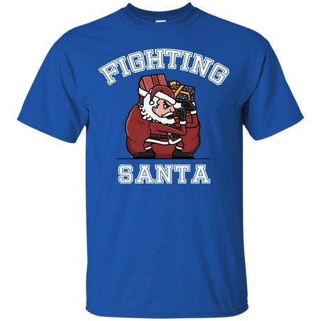 T-Shirts Royal / S Fighting Santa T-Shirt