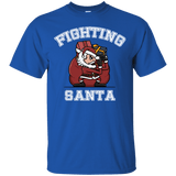 T-Shirts Royal / S Fighting Santa T-Shirt