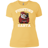 T-Shirts Banana Cream/ / X-Small Fighting Santa Women's Premium T-Shirt