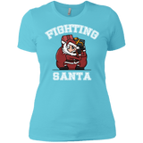 T-Shirts Cancun / X-Small Fighting Santa Women's Premium T-Shirt