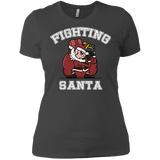 T-Shirts Heavy Metal / X-Small Fighting Santa Women's Premium T-Shirt