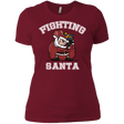 T-Shirts Scarlet / X-Small Fighting Santa Women's Premium T-Shirt