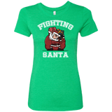 T-Shirts Envy / S Fighting Santa Women's Triblend T-Shirt